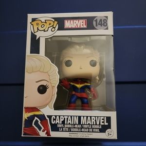 Funko Pop Marvel unmasked Captain Marvel